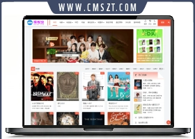 苹果cmsV10橙红色多彩自适应模板