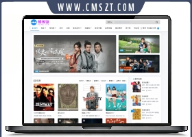 苹果cmsV10蓝色自适应模板含明暗