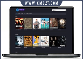苹果cmsV10简约深色自适应模板含