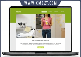 绿色清爽的个人工作室简介单页模