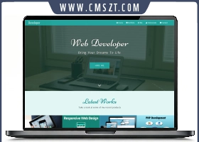 HTML个人团队工作室作品展示网站