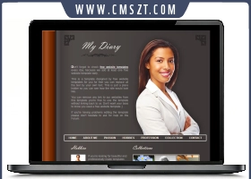 高仿图书样式HTML简历模板