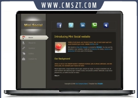 迷你HTML个人简历模板