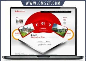 韩系网站设计企业工作室PSD模板