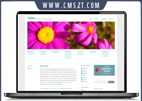 html白色响应式个人博客模板