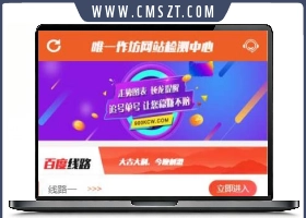 HTML网站线路检测网页模板