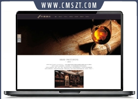 自适应红酒酒庄展示类型织梦模板