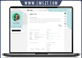 HTML5响应式个人简历模板