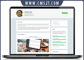 H5自适应个人介绍简历模板