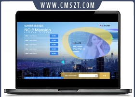 精美大气响应式网址发布页模板