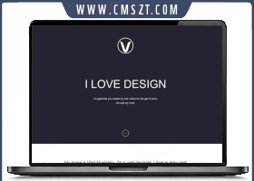 黑色酷炫的个人简历单页模板