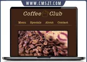 小巧的咖啡店手机端网站模板