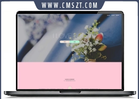 HTML单页情女表白网页模板