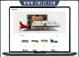 黑白灰极简响应式智能家居织梦模