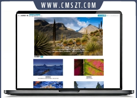 HTML每日一图壁纸网页模板