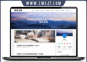 Z-Blog职场江湖文章网站模板PHP