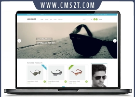 HTML5响应式眼镜商城网页模板