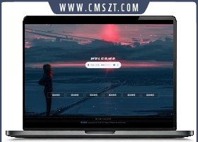 html个人引导页随机背景图片+音