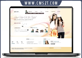 韩系女性服装美容类型PSD模板