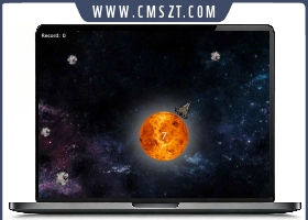 JS星球防御战射击网页小游戏源码