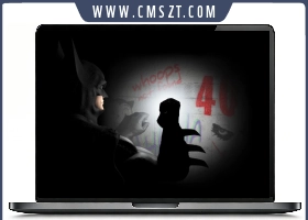 蝙蝠侠手电筒效果404页面模板