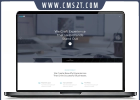 HTML5英文响应式高端建站公司整