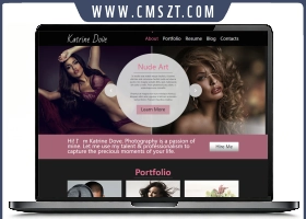 响应式摄影爱好者博客模板下载