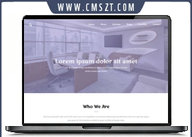 扁平化大气IT个人简历网页模板