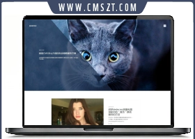 极致CMS自适应清新文艺个人博客