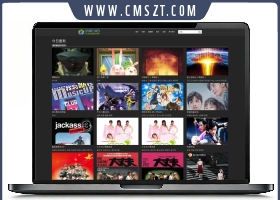 黑色自适应简洁苹果CMSV10模板