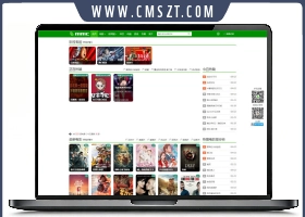 苹果CMSV10绿色毛毛虫主题模板下