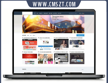 discuz图片素材下载类网站模板