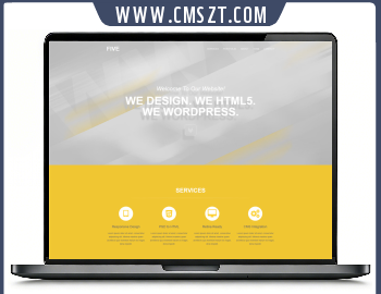 bootstrap响应式英文工作室简介模板