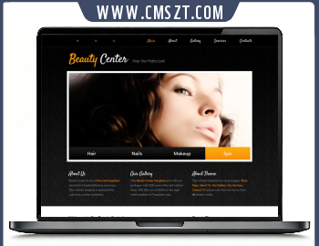 响应式英文美容化妆品网页模板