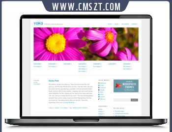 html白色响应式个人博客模板