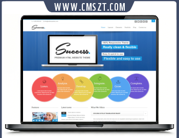 html互联网个人工作室模板