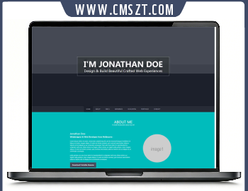 html5扁平响应式个人简历案列展示模板