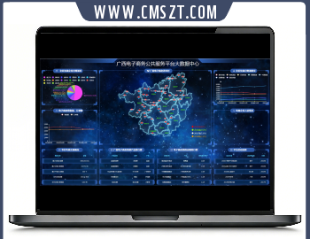智慧城市互联网+大屏数据展示静态模板