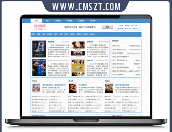 苹果CMS蓝色小说文章类型网站模板