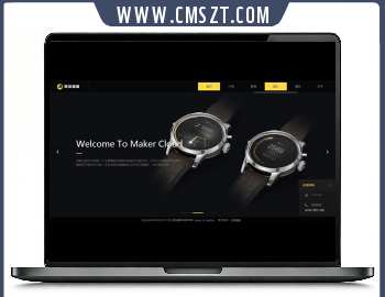 全屏高端手表展示类织梦模板(带手机端)