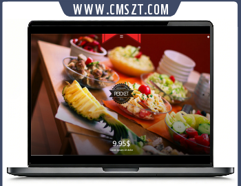 微官网html5响应式美食订餐触屏网站模板