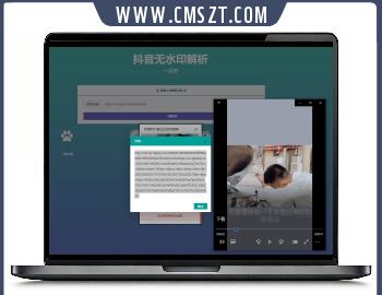 抖音短视频在线去水印解析下载PHP源码