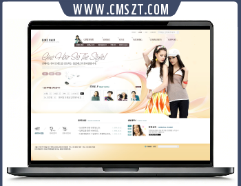 韩系女性服装美容类型PSD模板