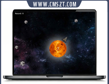 JS星球防御战射击网页小游戏源码