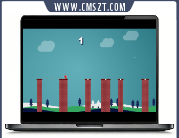 js+html5圣诞老人过悬崖小游戏源码