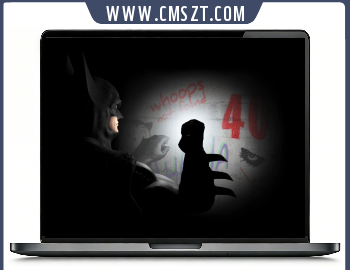 蝙蝠侠手电筒效果404页面模板