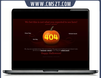 万圣节南瓜头404页面模板