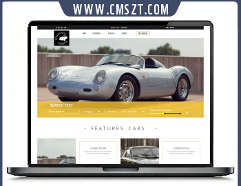 响应式高端进口老爷车销售网页模板