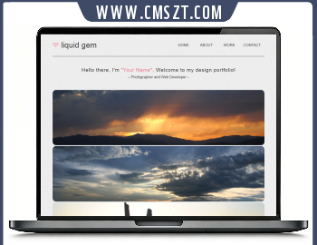 英文响应式个人图文博客模板下载