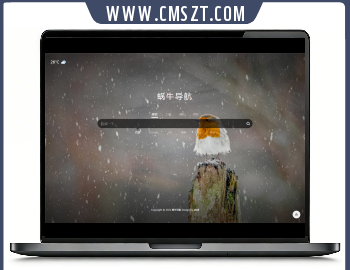 蜗牛导航网站模板+随机壁纸+天气插件